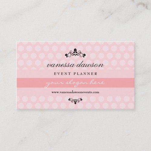 Elegant French Pink Simple Professional Trendy Business Card Template