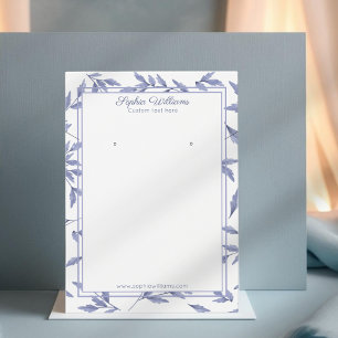 Elegant french toile earring and necklace display