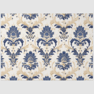 Elegant French Vintage Damask Decoupage Paper