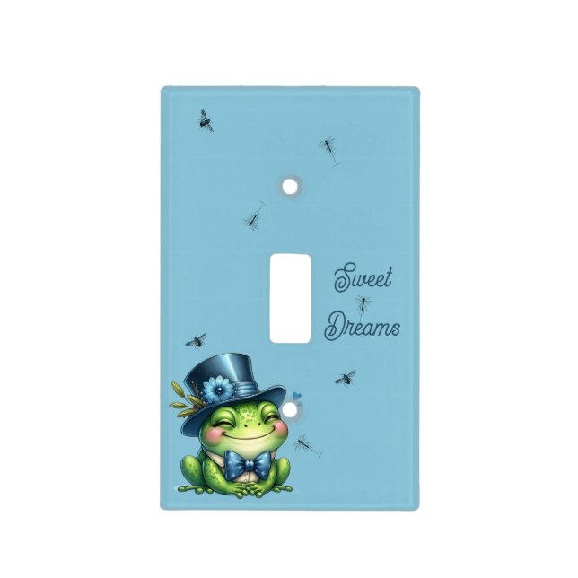 Elegant Frog Light Switch Cover (Front)