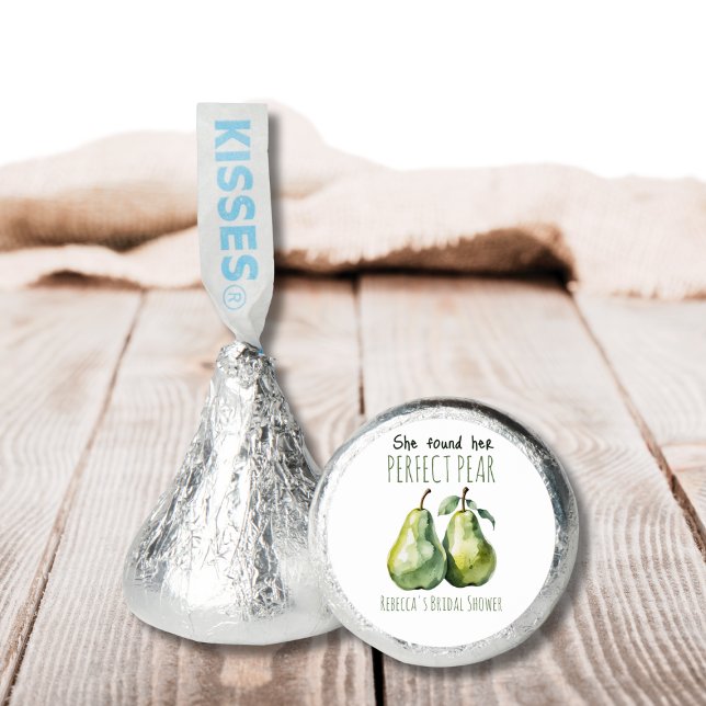 Elegant Fruit Brunch Perfect Pear Bridal Shower Hershey®'s Kisses® (Creator Uploaded)