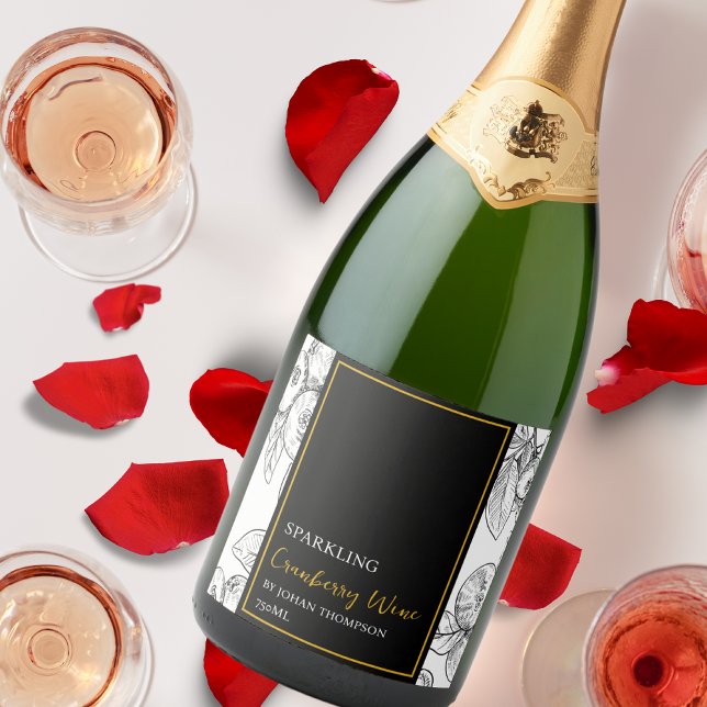 Elegant Fruit Sparkling Cranberry Wine Black Label (Creator Uploaded)