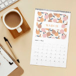 Elegant Fruity Patterns Calendar<br><div class="desc">This calendar features a different fruity pattern for each month. Lovingly designed by Clementine Creative.</div>