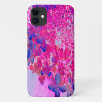 Elegant Fuchsia and Dark Blue Limelight Hydrangea