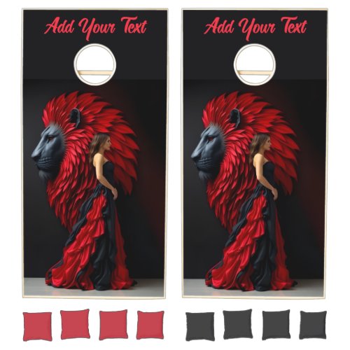 Elegant Fun "ADD Your Text" Cornhole Set