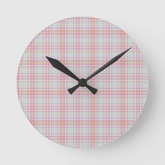 Elegant Fun, Classic Pink 'n Green Geometric Plaid