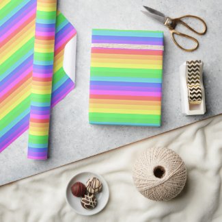 Elegant & Fun Colorful Rainbow Stripes
