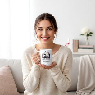 Elegant Fun Graduate Tossed Cap Class of 2026 Coffee Mug
