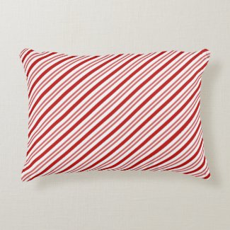 Elegant, Fun Red and White Candy Cane Stripes