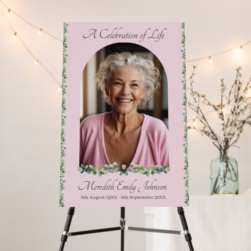 Elegant Funeral Celebration of Life Photo