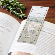 Elegant Funeral Favor Memorial