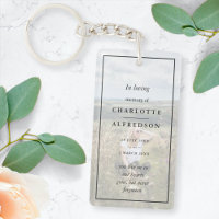 Elegant Funeral Favor | Memorial Keepsake Photo