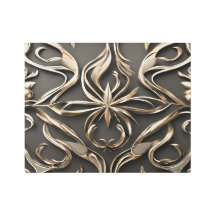 Elegant Fusion Metal Wall Art