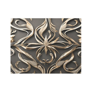 Elegant Fusion Metal Wall Art