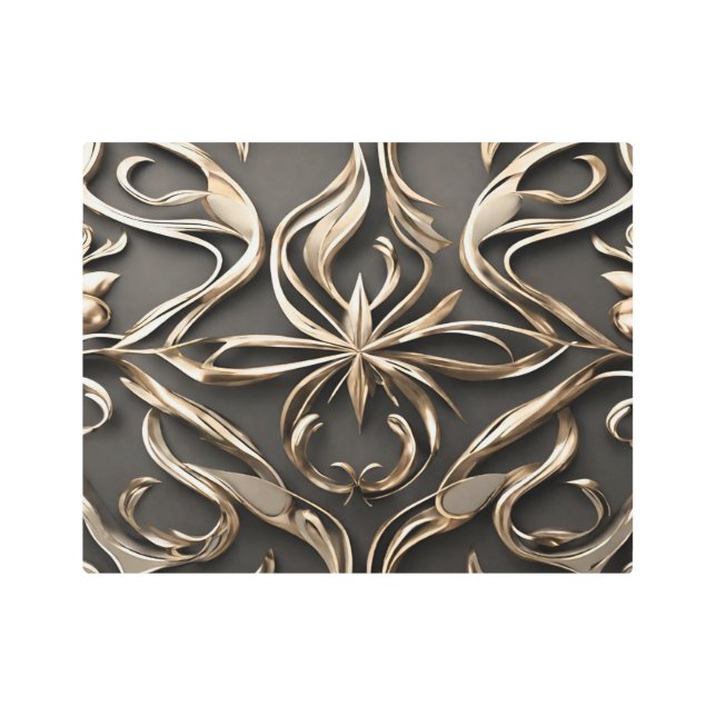 Elegant Fusion Metal Wall Art (Front)
