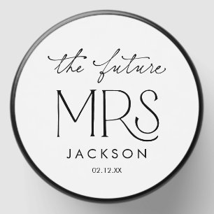 Elegant Future Mrs Bridal Shower Mini Candle Favors