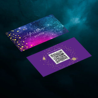 elegant galaxy no2 business card