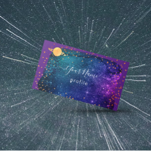 elegant galaxy no2 business card