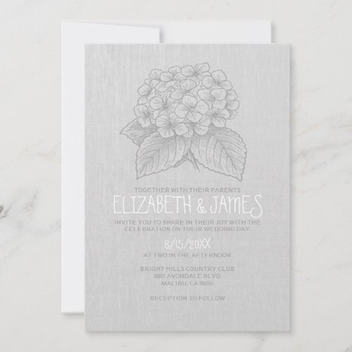 Elegant Garden Wedding Invitations