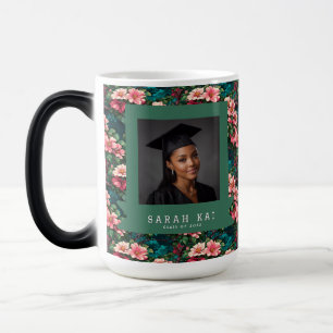 Elegant Gardenias Floral College Grad Color Morph Mug