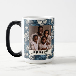 Elegant Gardenias Step Dad Birthday Travel Tea Color Morph Mug