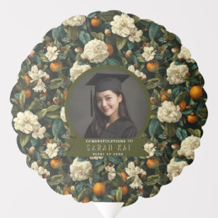 Elegant Gardenias Wildflower Class Reunion Balloon