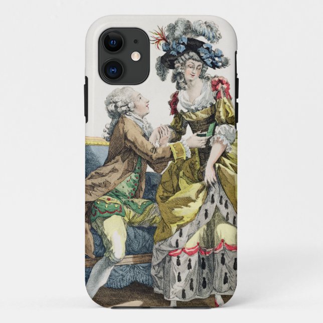 Elegant Gentleman Proposing to a Lady in a 'Margue Case-Mate iPhone Case (Back)