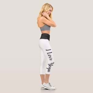 Elegant Geo Yoga Capri Leggings! 🪐✨ Leggings