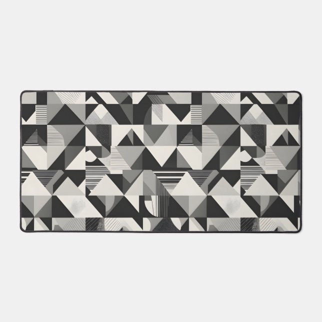 Elegant Geometric Design Mouse Pad (Front)