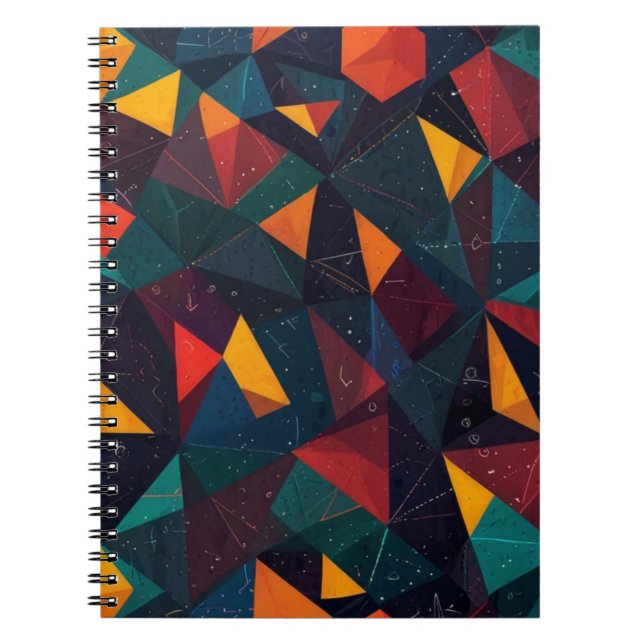 Elegant Geometric Notebook Design (Front)