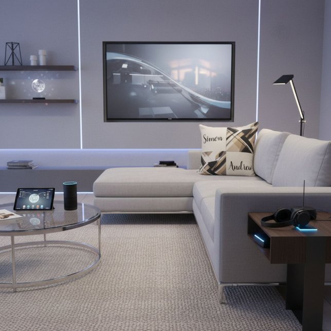  Elegant geometrical modern pattern throw pillow (Creator Uploaded)