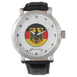 Elegant Germany Watch & German Flag / Deutschland