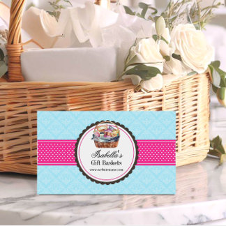 Elegant Gift Basket Business Card