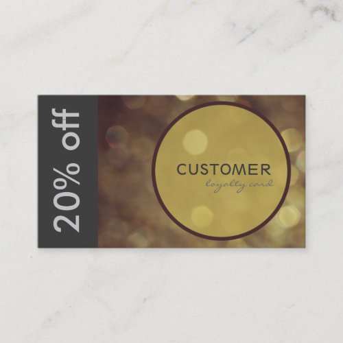 Elegant Gift or Discount Card Business Cards