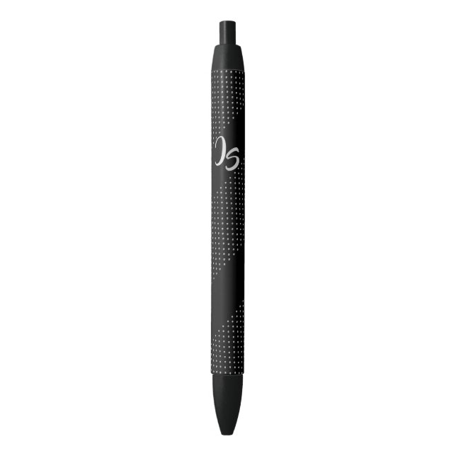 Elegant Gift with Personalize Silver Monogram Pen (Front Vertical)