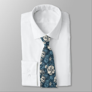 Elegant Gifts For Father Gardenias Neck Tie