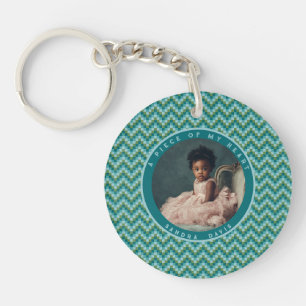 Elegant Gifts For Father Stripe Pattern Keychain