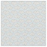 Elegant ginkgo leaves with custom background color fabric