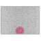 Elegant Girly Floral Gray & Pink Personalized
