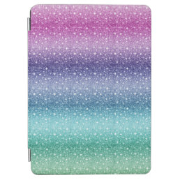 Elegant Girly Glitter Rainbow iPad AirSmart Cover