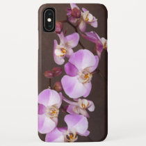 Elegant Girly Violet White Orchid Flowers iPhone XS Max Case Elegant Girly Violet White Orchid Flowers iPhone XS Max Case