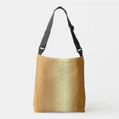 Elegant Glam Gold Light And Shadow Modern Golden Crossbody Bag