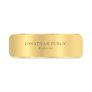 Elegant Glam Gold Look Modern Minimalist Design Name Tag