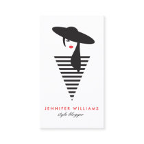 Elegant Glamour Mod Stylist, Boutique Business Card