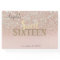 Elegant Glitter Bokeh Ombre ,Sweet 16