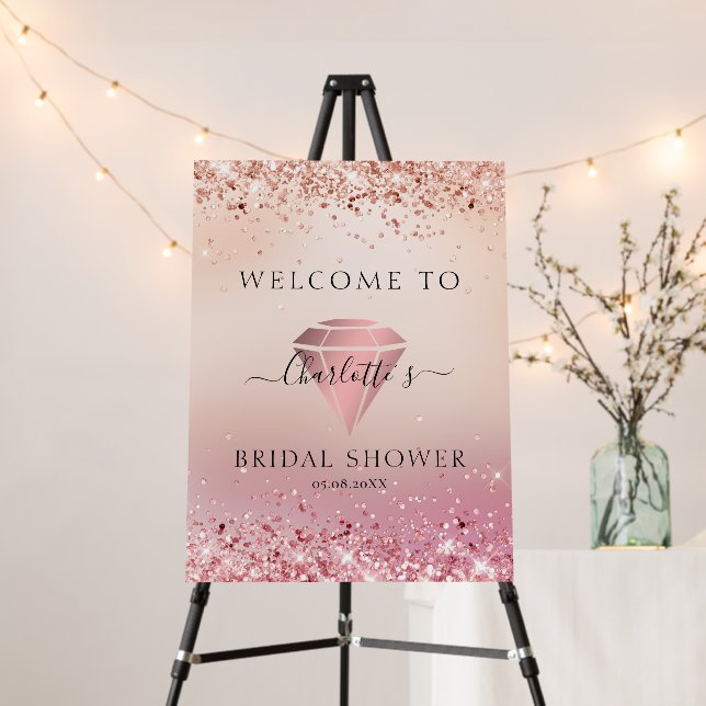 Elegant Glitter Diamond Foam Board (In Situ (Stand))