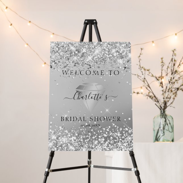 Elegant Glitter Diamond Foam Board (In Situ (Stand))