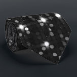 Elegant Glitter Disco Ball Neck Tie<br><div class="desc">Capture the classic feel of a disco ball with this Elegant Glitter Disco Ball Neck Tie . Featuring a seamless design of shimmering silver and black sequins, this tie is the ultimate accessory for a fun night out. Whether you're hitting the dance floor, attending a wedding, or looking for a...</div>
