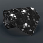 Elegant Glitter Disco Ball Neck Tie<br><div class="desc">Capture the classic feel of a disco ball with this Elegant Glitter Disco Ball Neck Tie . Featuring a seamless design of shimmering silver and black sequins, this tie is the ultimate accessory for a fun night out. Whether you're hitting the dance floor, attending a wedding, or looking for a...</div>