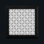 Elegant Glitter Encrusted White Diamonds Pattern Jewelry Box<br><div class="desc">Elegant girly encrusted white diamonds glitter seamless pattern. Few colors available,  but any color can be requested by email.</div>